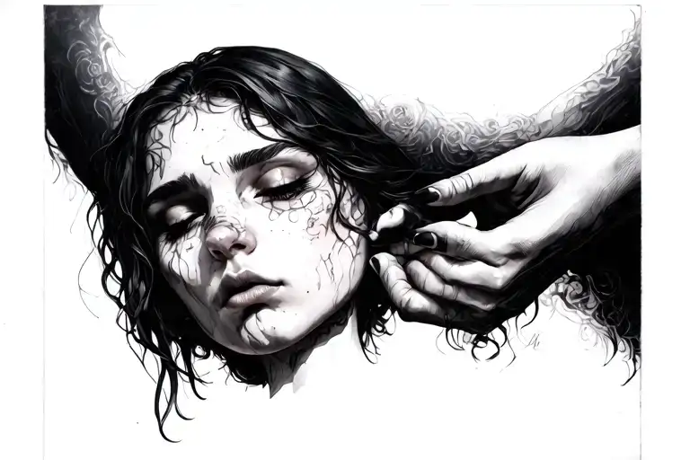 Sadness Of Separating From The Person You Love Because Of Your Own Actions That Hurt Her Emotionally