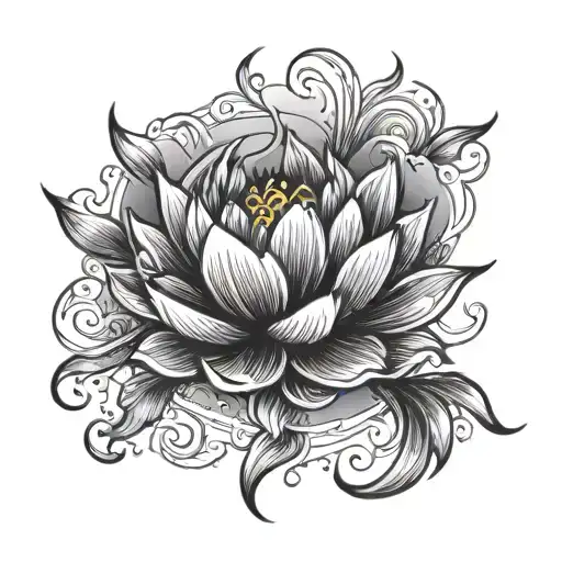 Lotus Phoenix Sun Setting