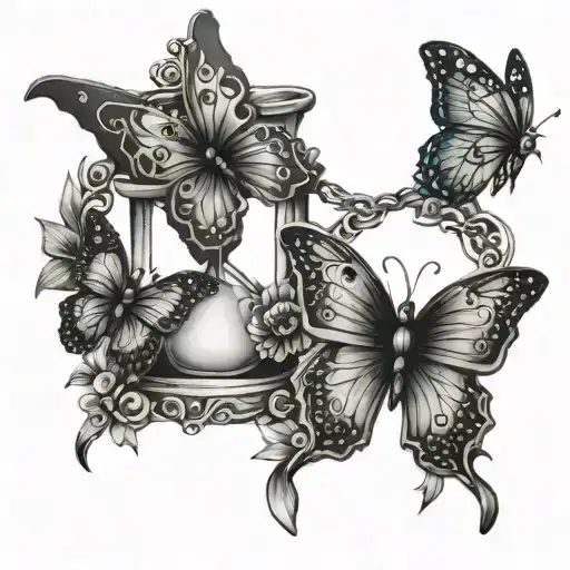 Butterflies & Stars Hourglass Chains