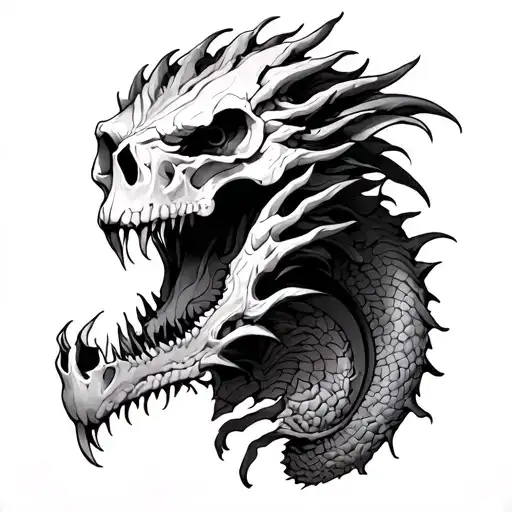 Dragon Skulls Neck