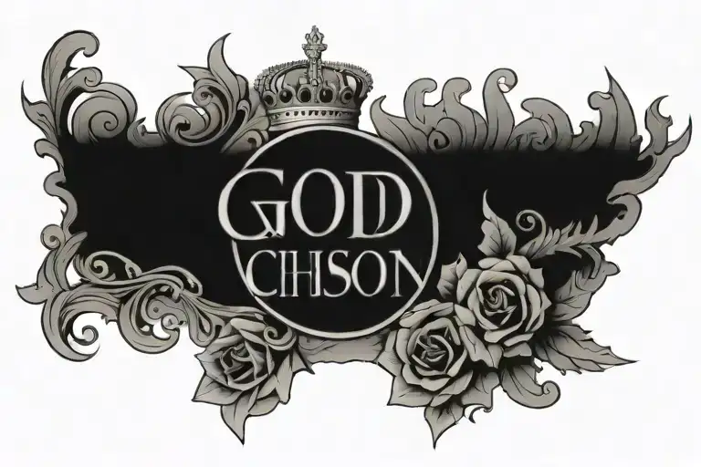 'God Chosen' With The O In Chosen As A Crown