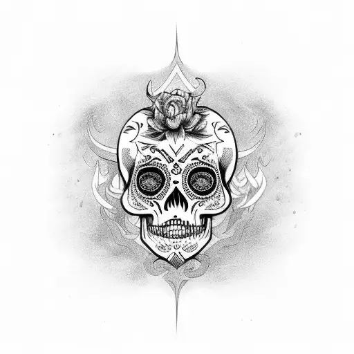 Demon Sugar Skull