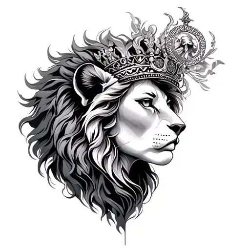 Paris Women Lion With God