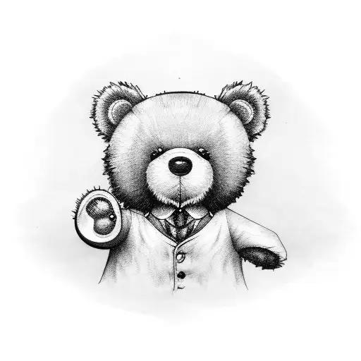 Horror Gothic Teddy Bear