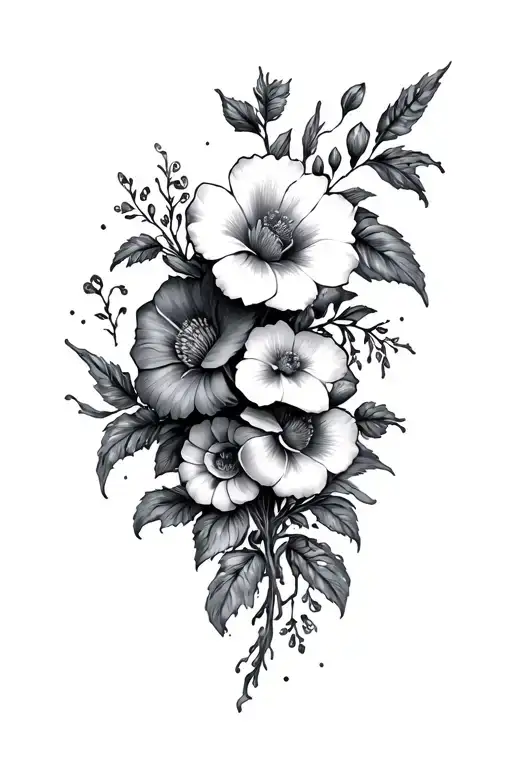 Flowers And Western Spine