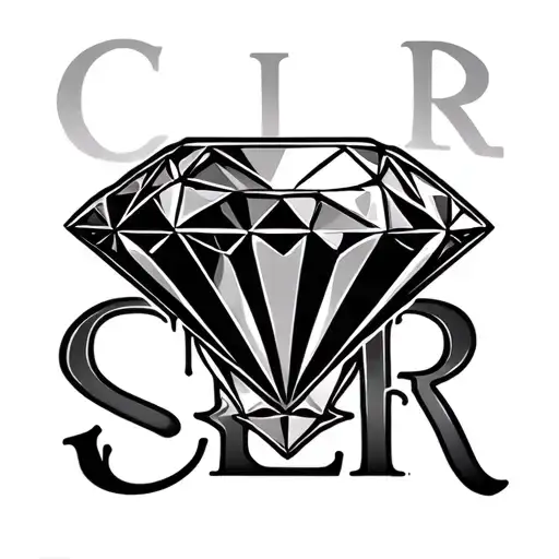 A Diamond With The Letters Clr Behind Or Above The Diamond