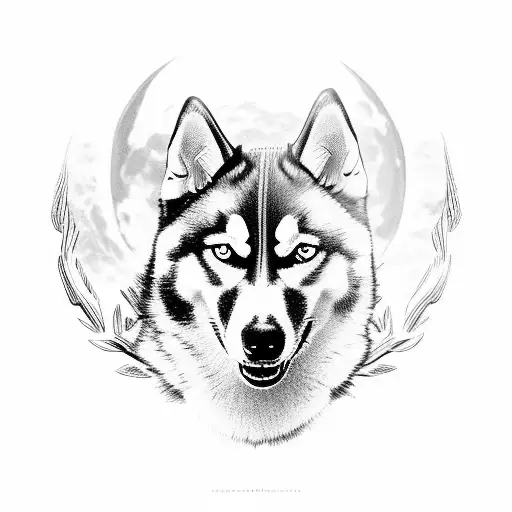 Female Husky Named Moon