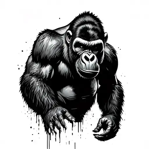 Glitched Agressive Gorilla