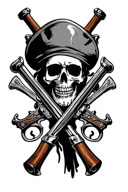 Crossed Pirate Guns