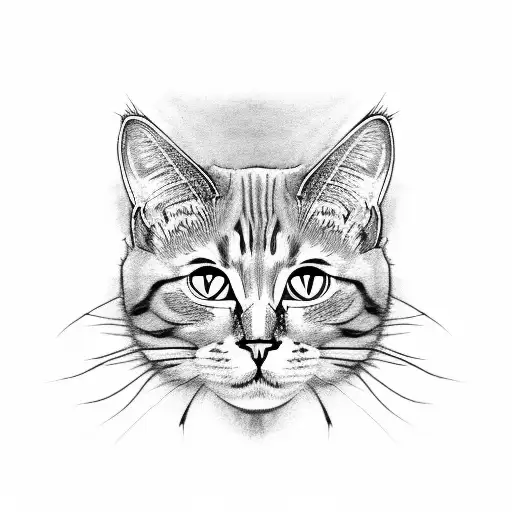 Cat Skeleton Side Of Head