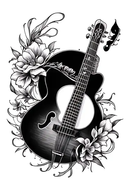 Music Memorial Tattoo Full Sleeve