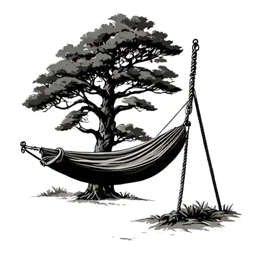 Small Rope Hammock Seat Swing On One Tree