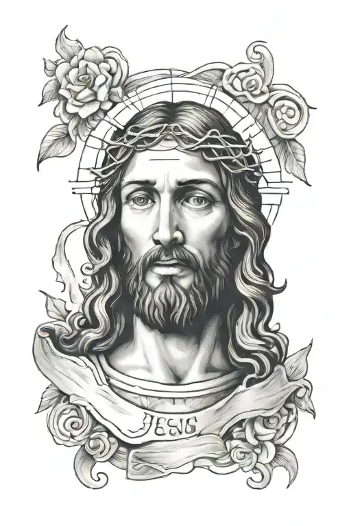 Jesus Head Scripture