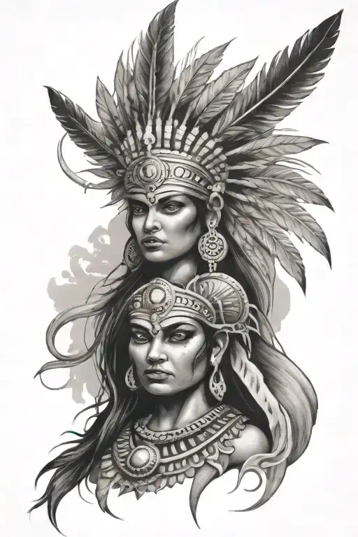 Angry Indian Bio Mechanical Godess