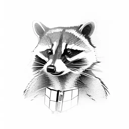 Racoon With A Gun