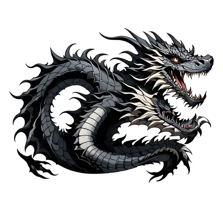 Dragon On The Chest With The Image