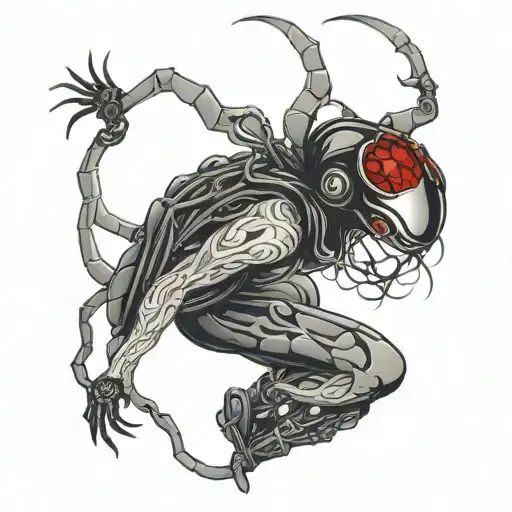 Madusa Aquarius Black Widow Spider