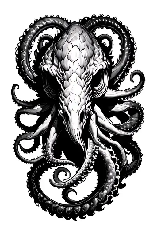 Kraken Tattoo Around My Elbow And Foream