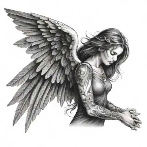 Dark Angel On Arm