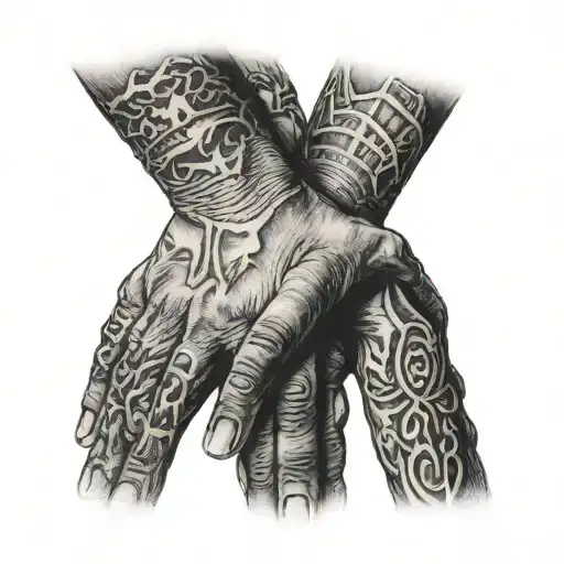 My Dad Holding Hands