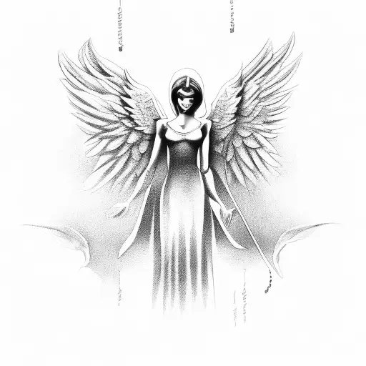 Angel Con Bolsa De Dinero