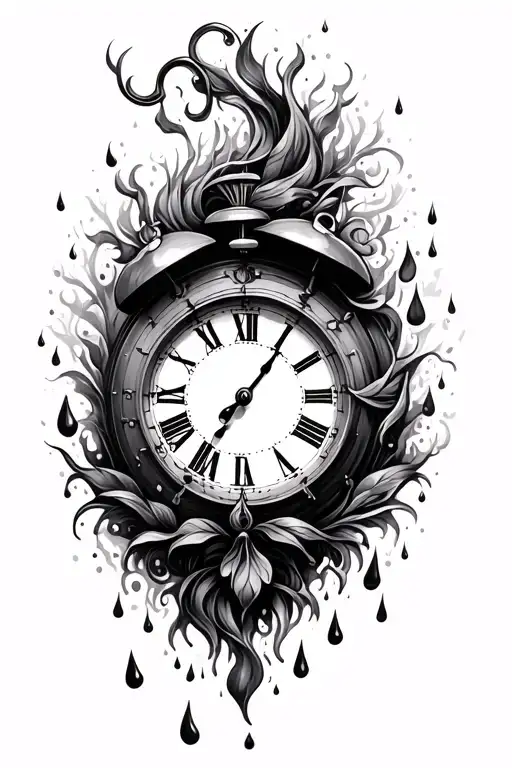 Clock Surrounded My Rain