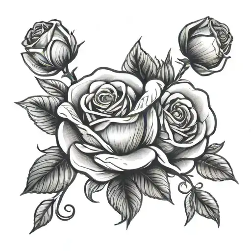 Para Siempre Rose Intertwined Within