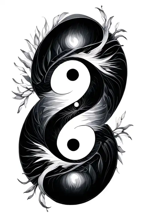 All Seeing Eye Yin And Yang