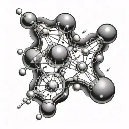 Galaxy Serotonin Molecule