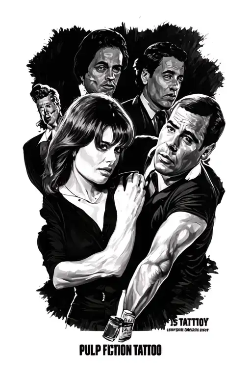 Pulp Fiction Movie Scene