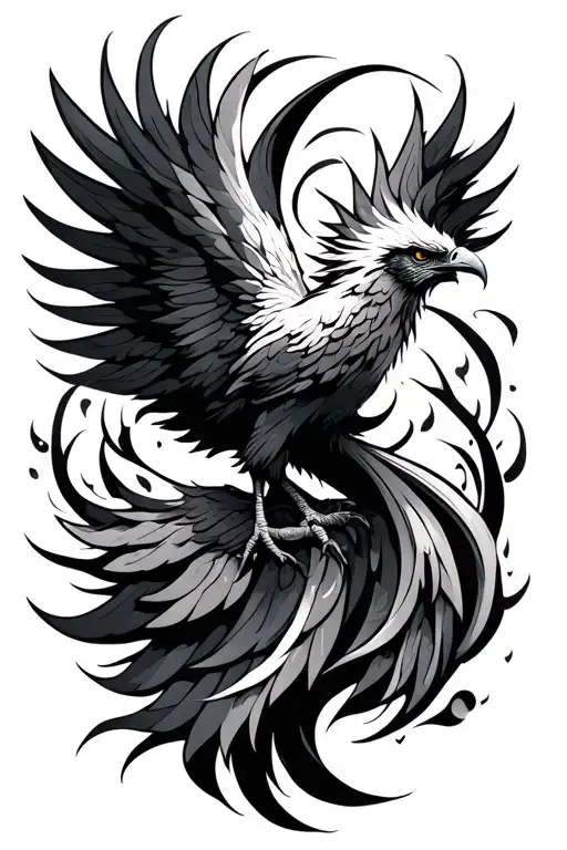 Tribal Inspired Design With Phoenix Rising