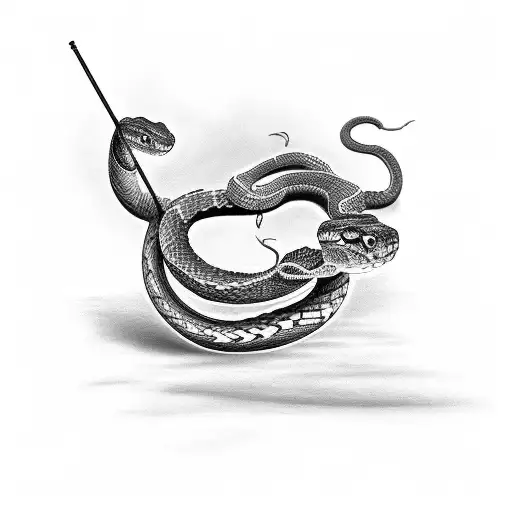 A Snake And A Whisky Bottle