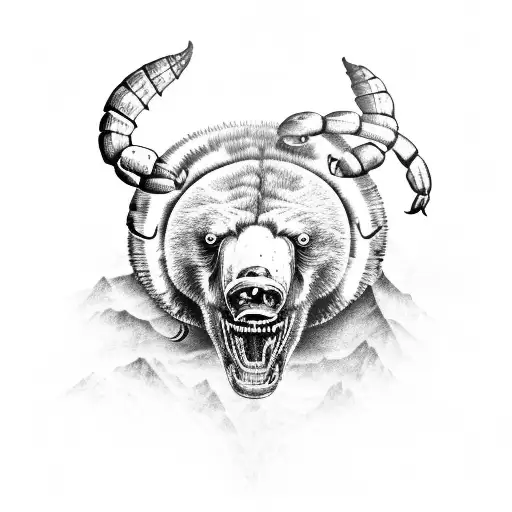 Scorpion Mixed With A Grizzly Bear