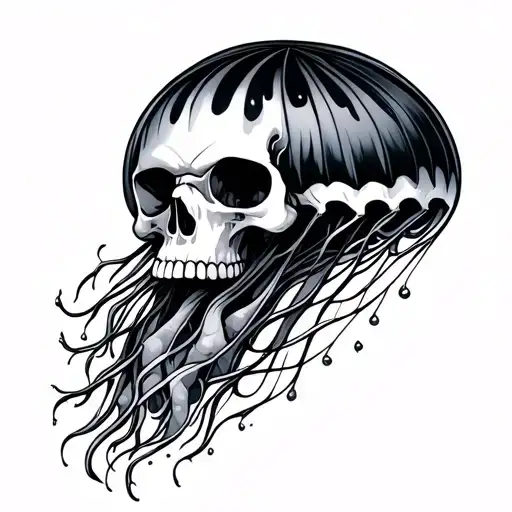 Skull Themed Jellyfish