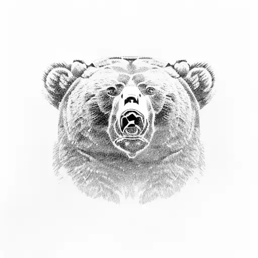 Golden Gate Bridge With A Bear