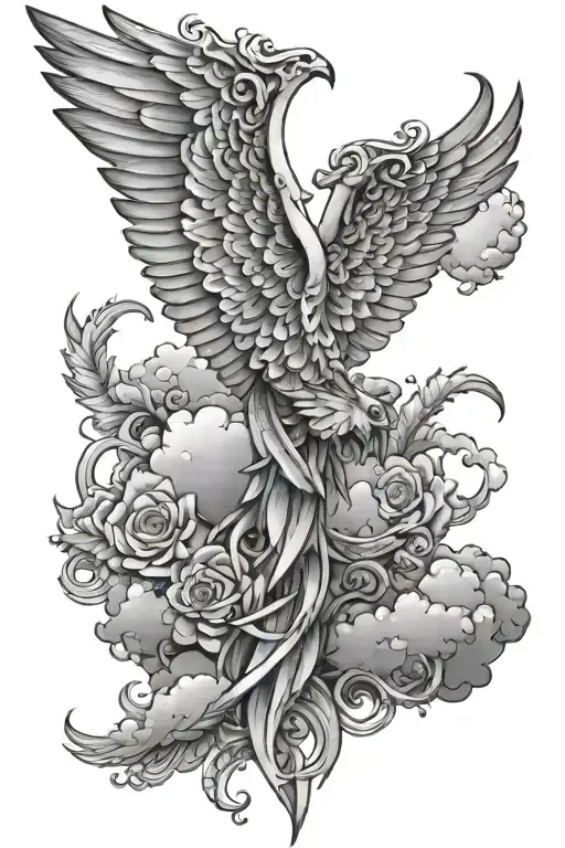 Angle Wing Clouds Surrounding