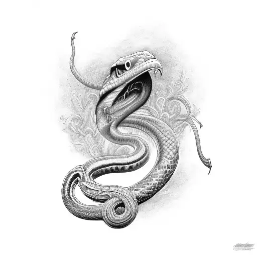 Rod With Serpent Irish