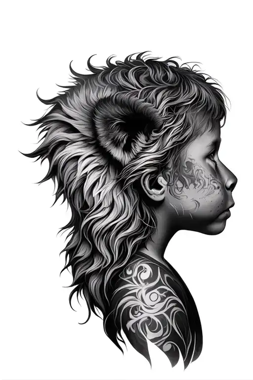 Child With Lion Head
