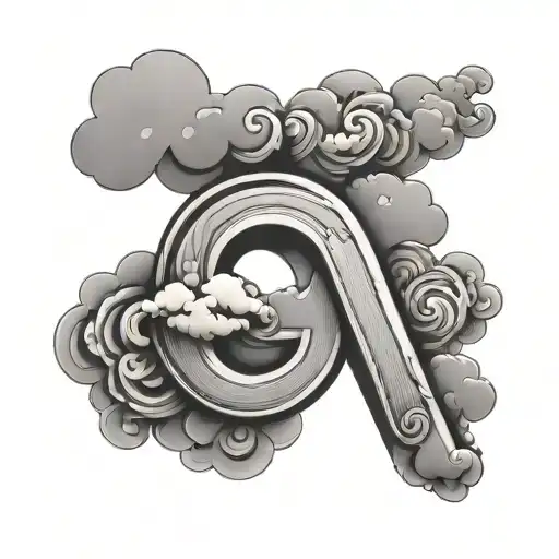 Number 6 Cloud Background