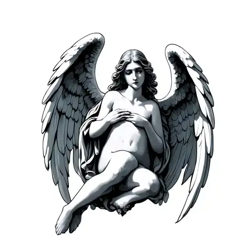 Full Shoulder Angel Feet