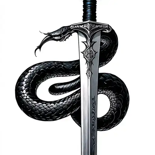 Sword That Slithers Like A Snake Wrapping