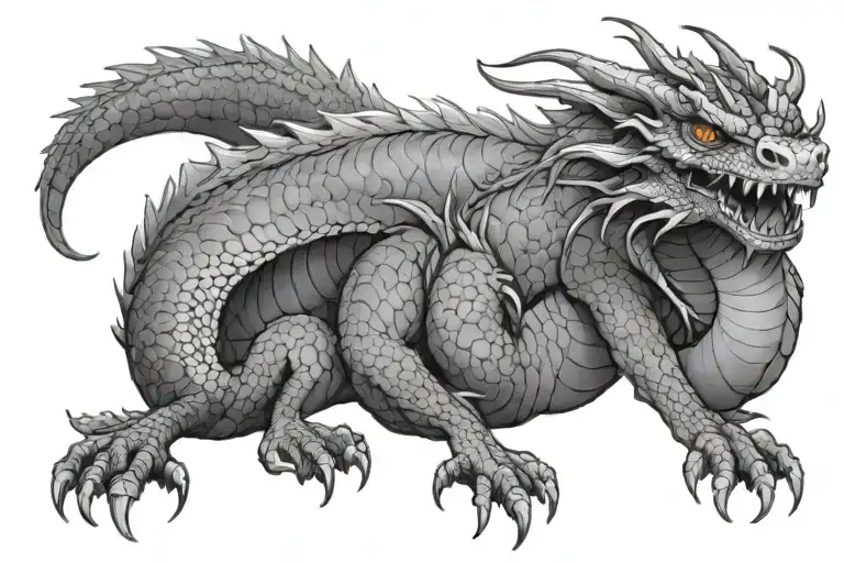 Serpentine Water Dragon