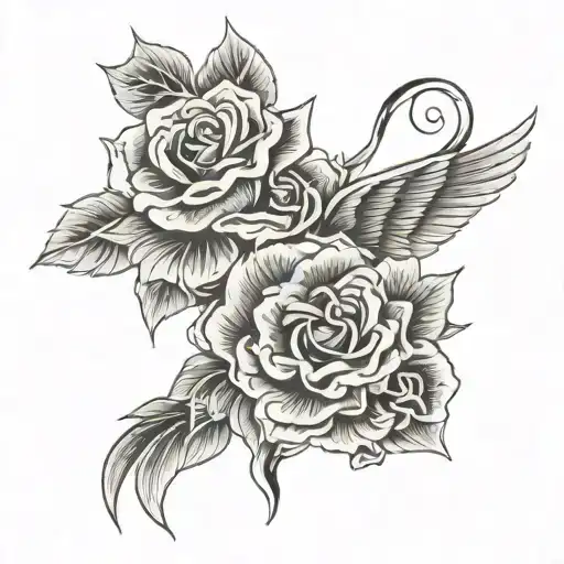 In Memory Of Mom Tattoo Design