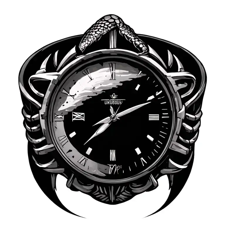 Ouroborus Sand Watch Time