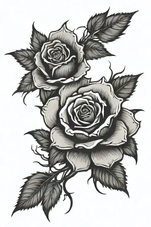 Crown Of Thorns Turning Into Roses Blooming