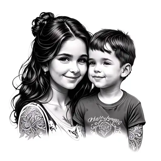 Mom And Son Tatoo