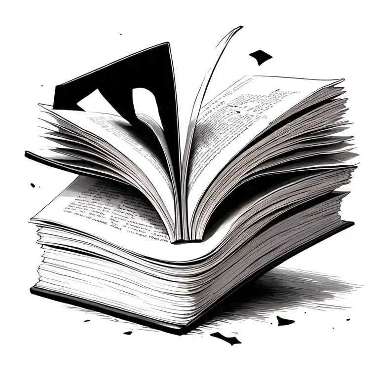 A Memory Book Going On The Top Of Your Back With Pages Falling Out