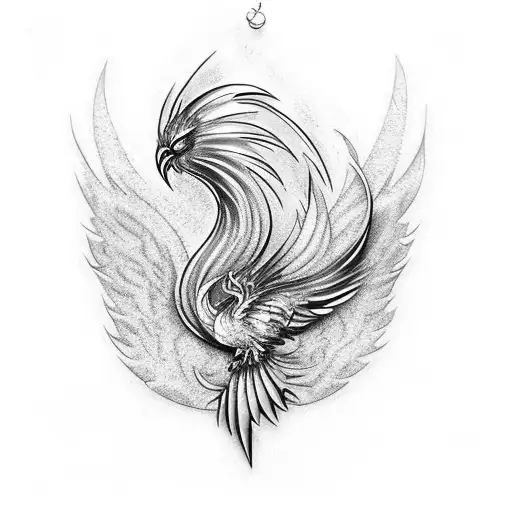 A Phoenix Made Of Jewelry Wire And Gemstones