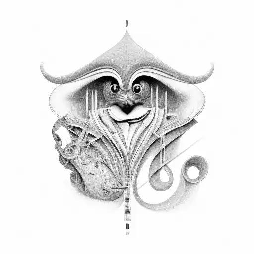 The Big Dippper Made Of Music Notes