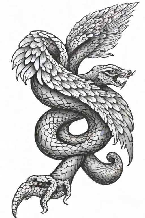 Angel Wing Diabetic Snake